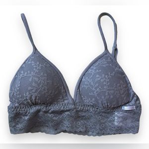 Calvin Klein Grey Lace Bralette size XS